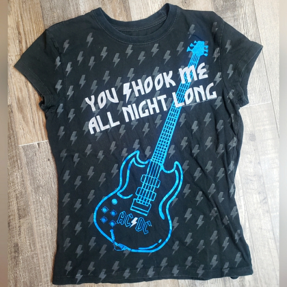 ACDC Rock Band Tee Sz M